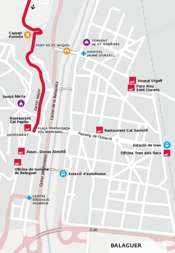 Mapa del tram